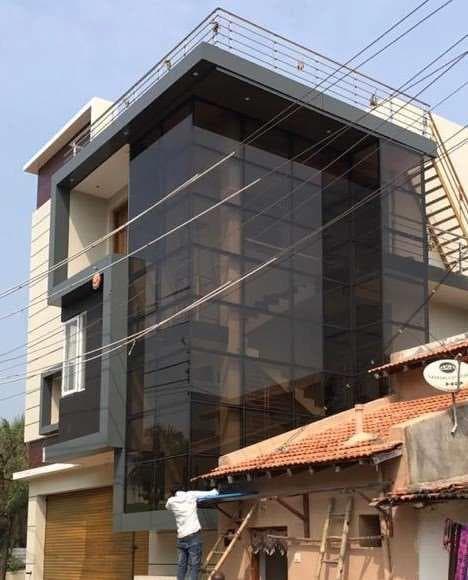 Residential glass balcony