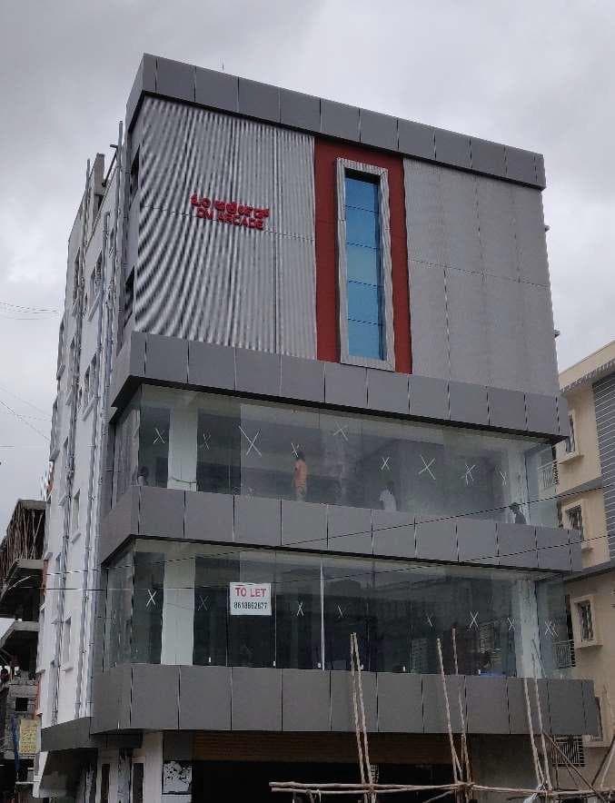 Retail high-rise cladding