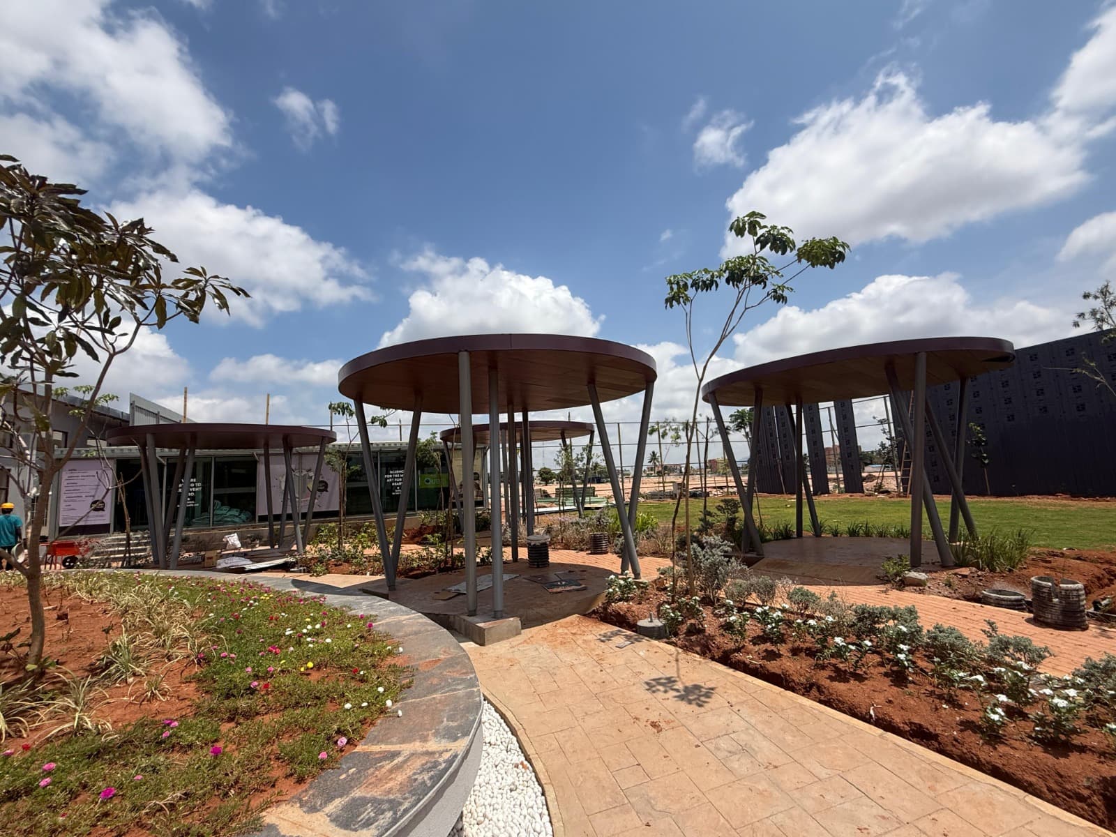 School campus — garden canopy pavilion