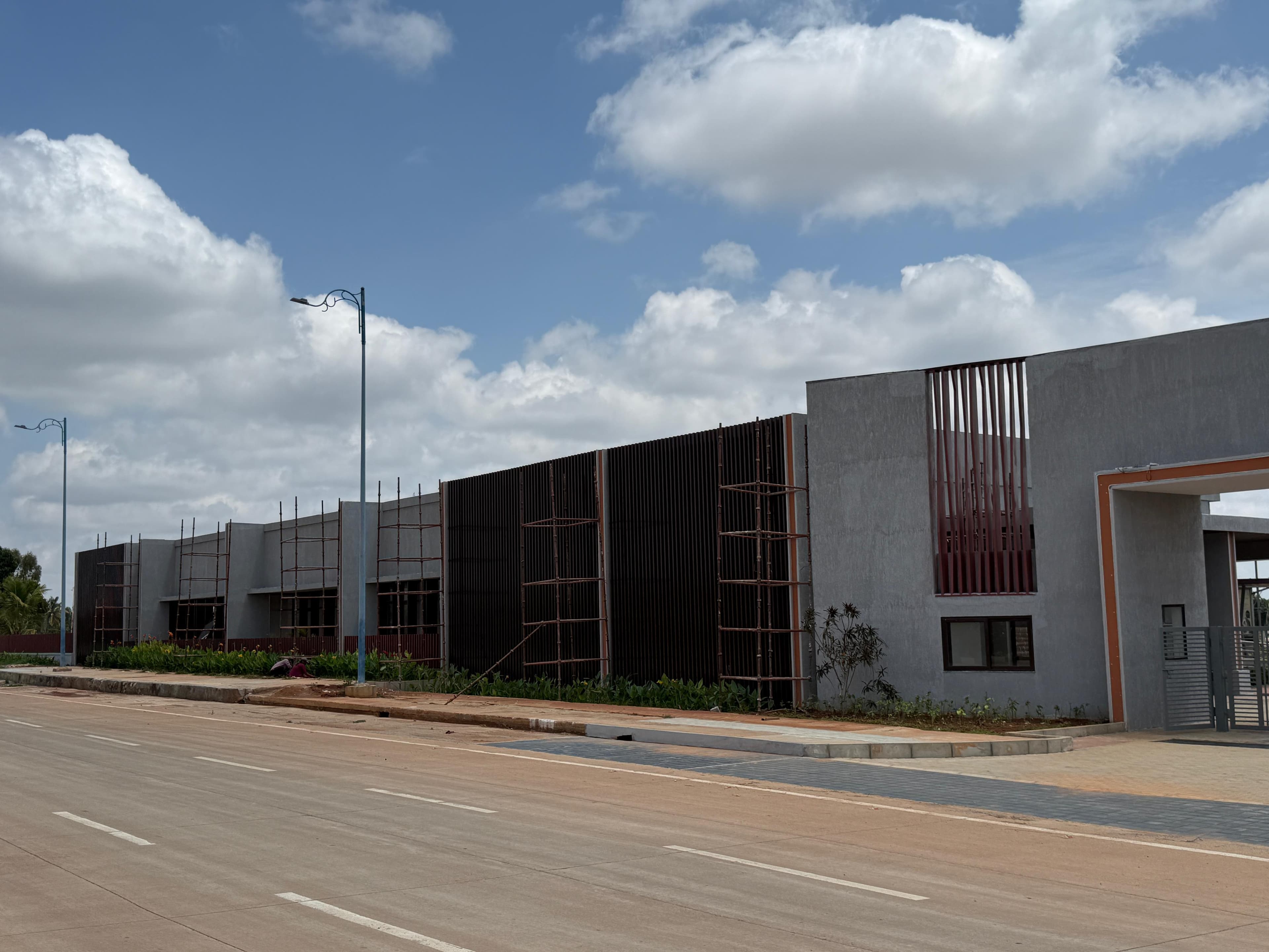 School campus — finishing stage